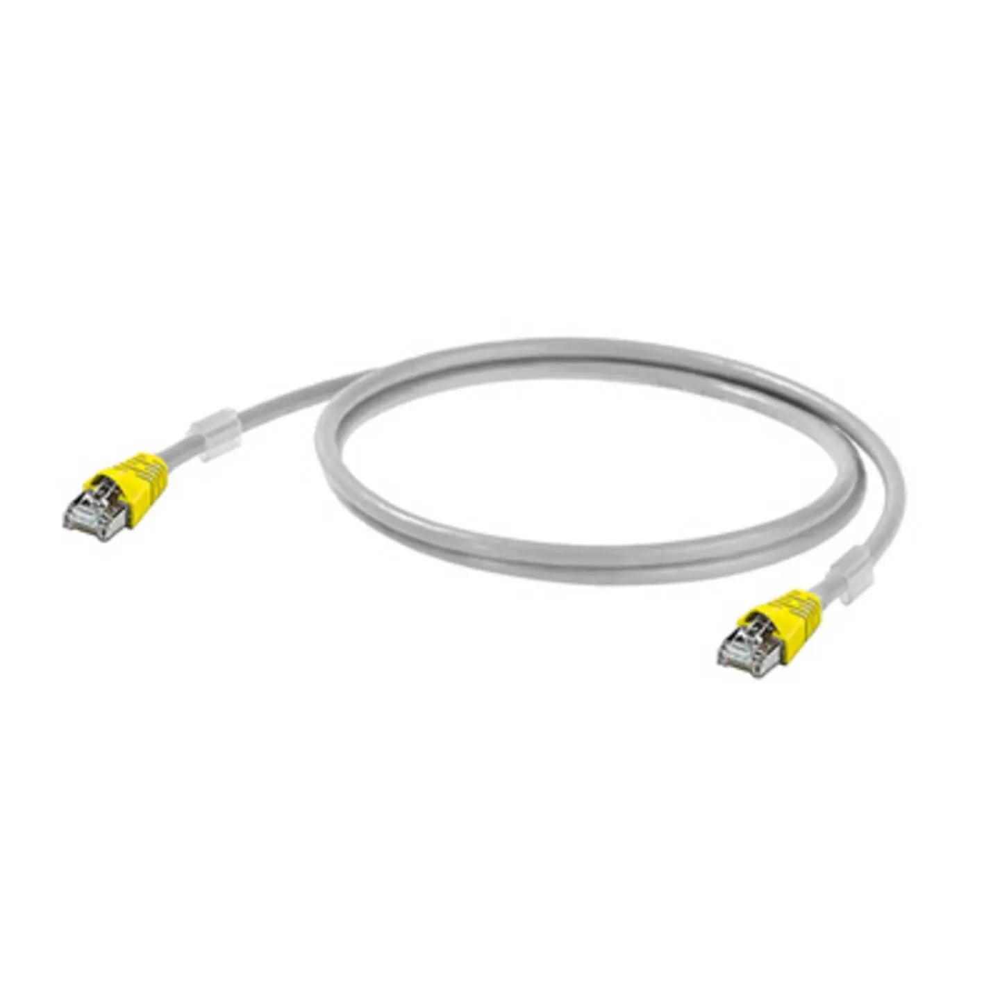 B-Ware Weidmüller Netzwerk Anschlusskabel Patchkabel Lan Kabel Rj45 Grau 15 M Sftp