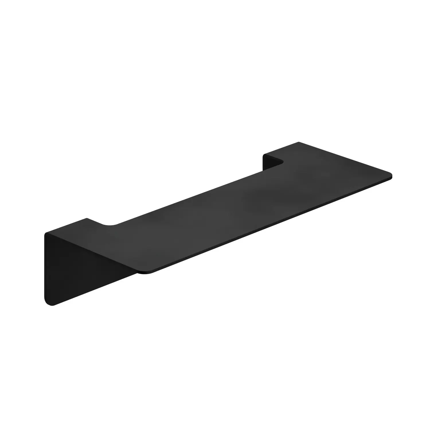 B-Ware Weissenstein Badablage Regal Ablage Womo Edelstahl Schwarz Selbstklebend