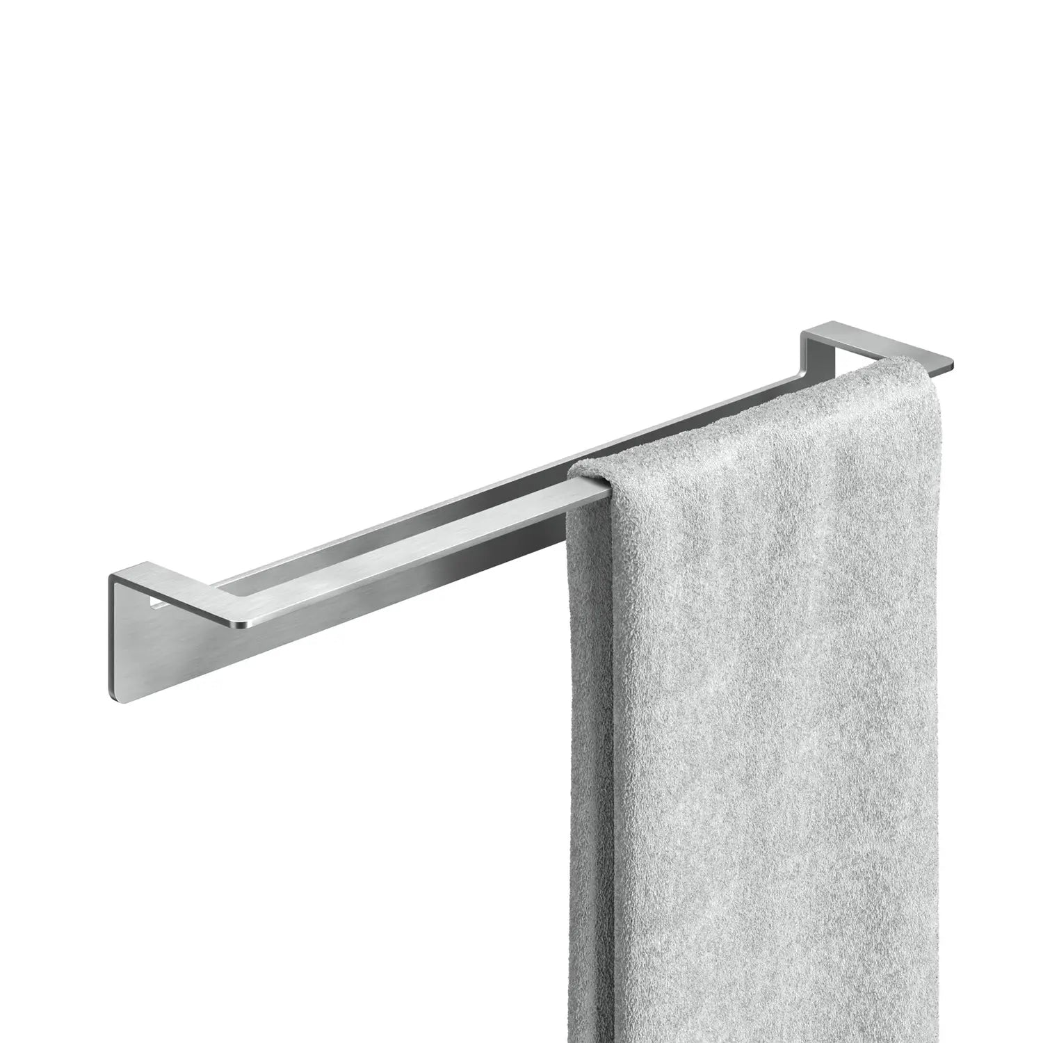 B-Ware Weissenstein Handtuchstange Handtuchhalter Badezimmer Womo Silber Selbstklebend
