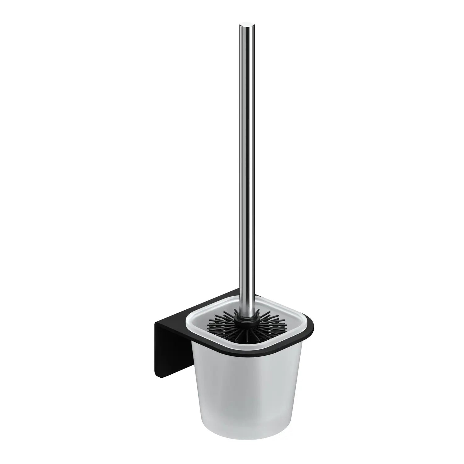 B-Ware Weissenstein Toilettenbürstenhalter Set Wc Bürstengarnitur Schwarz Wandmont305