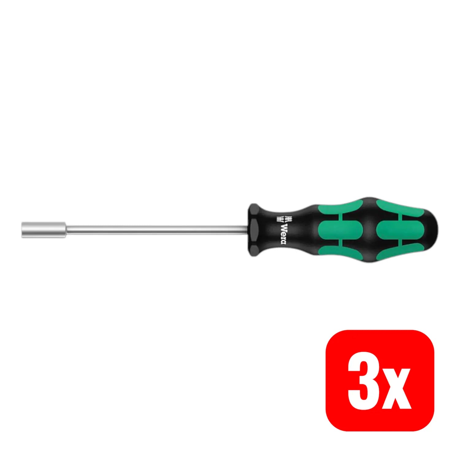 B-Ware Wera 395 Werkstatt Steckschlüssel Schraubendreher Schlüsselweite 4.5 Mm 3 Stück