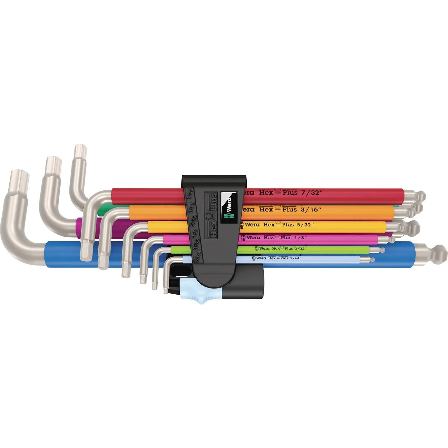 B-Ware Wera Winkelschraubendreher Set Winkelschlüsselsatz Innensechskant 3950/9 Hex Plus