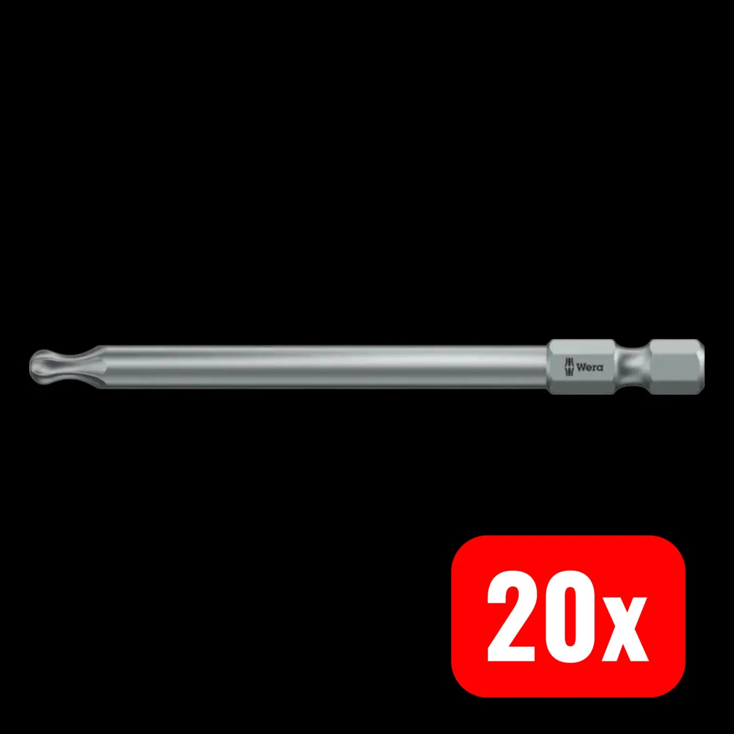 B-Ware Wera Torx Bit Schraubendreher Innen Torx T 10 Werkzeugstahl Kugelkopf 20 Stück