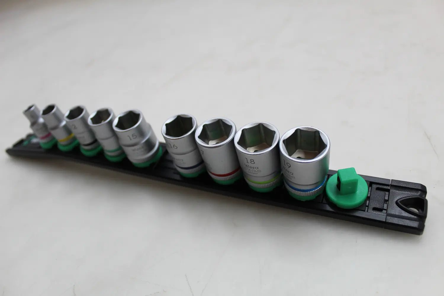 B-Ware Wera Steckschlüsselsatz Set 3/8 Zoll Magnetleiste 9 Tlg 05005430001 Siehe Text