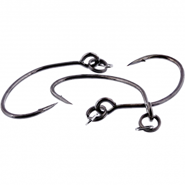 Westin Rigged Seatrout Single Hooks (Schwarz)
