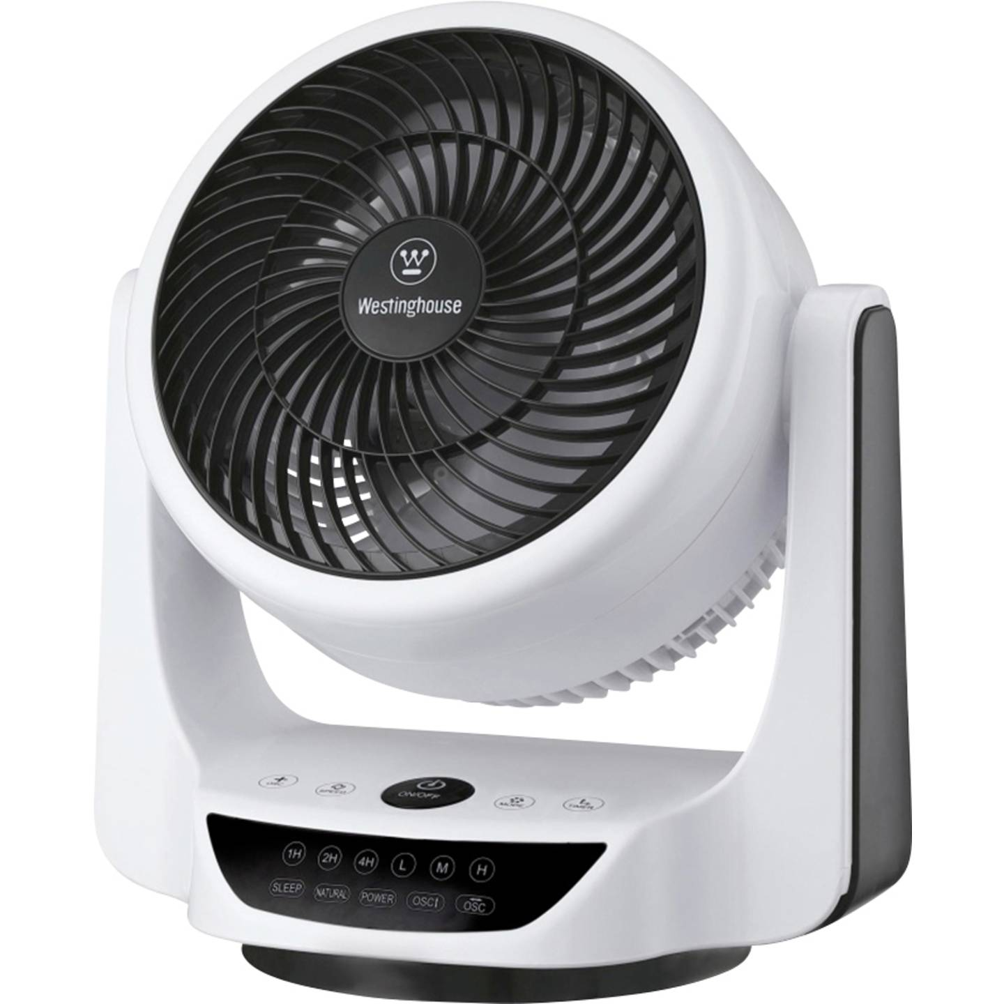B-Ware Westinghouse Cormac Tischventilator Ventilator 42 W 30cm Weiß Schwarz Schwenkbar