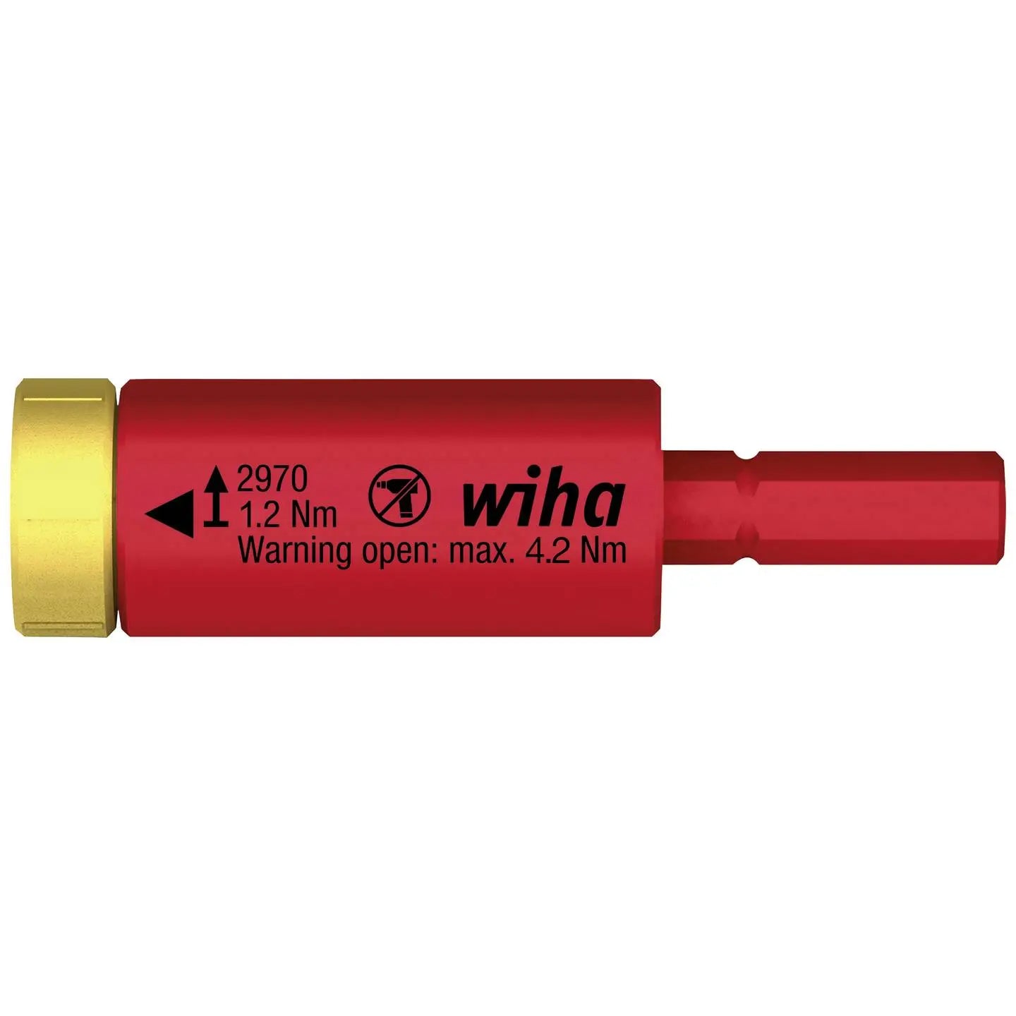 B-Ware Wiha Elektriker Drehmoment Schraubendreher Adapter Schraubwerkzeug 1.2 Nm 46402