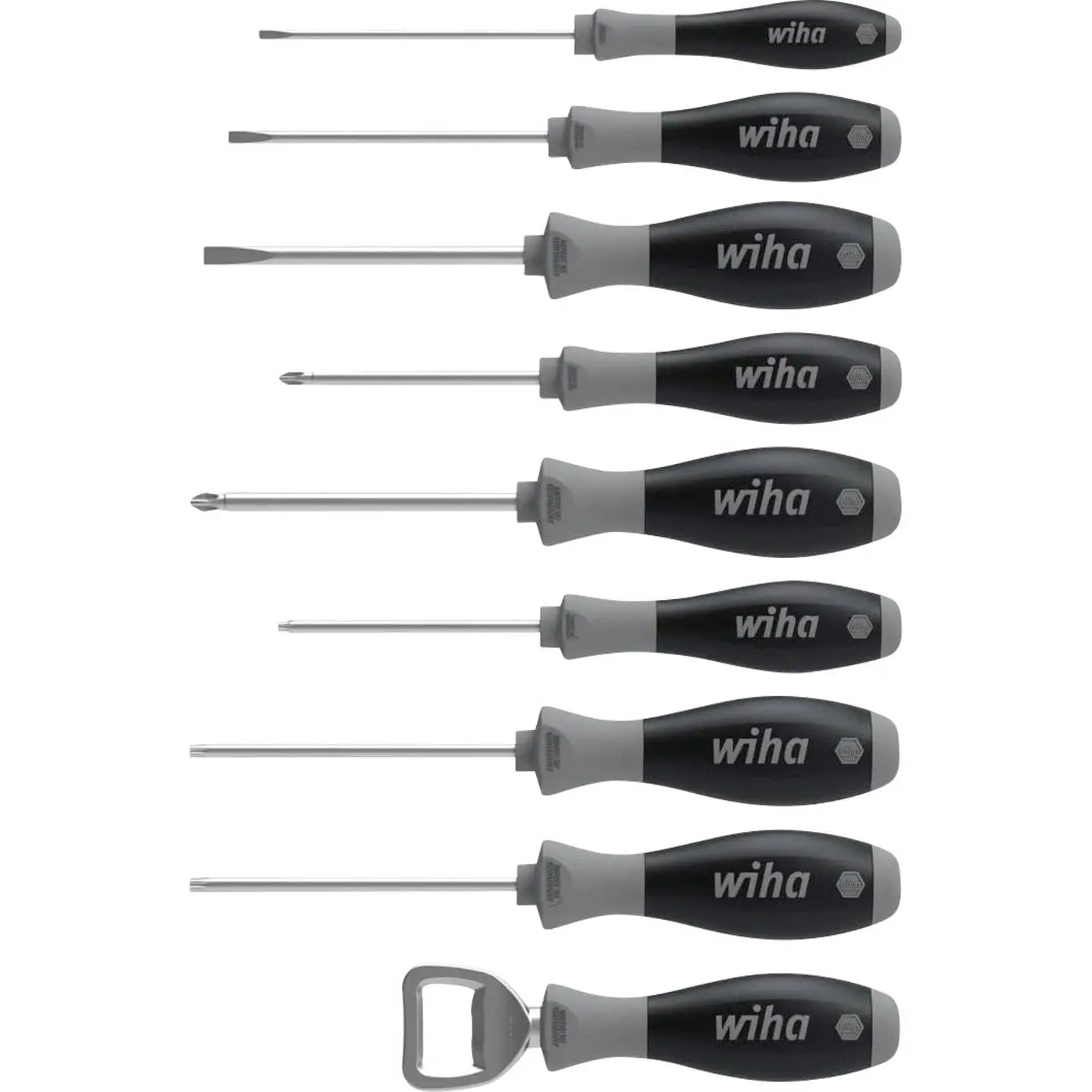 B-Ware Wiha Schraubendreher Set Werkzeug Soft Finish Edition Flaschenöffner 8 5 Teilig