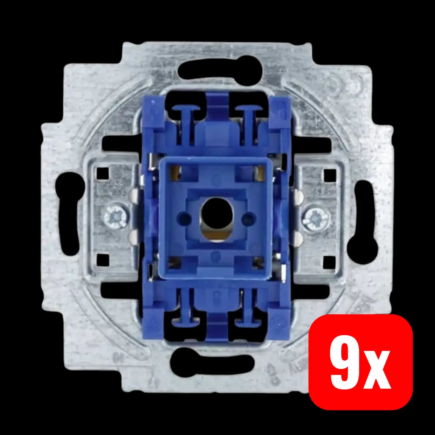 B-Ware Abb Geräteeinsatz Taster Schalter Enzianblau Ip20 Unterputz Kunststoff 9 Stück
