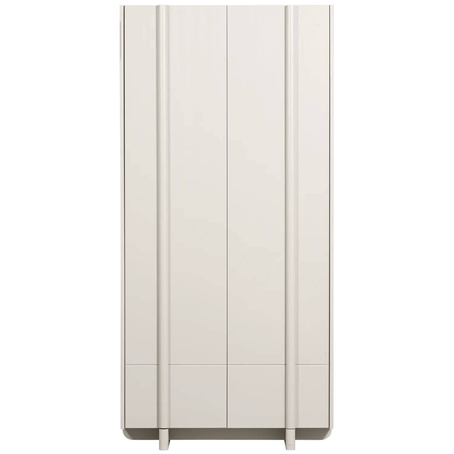 B-Ware Woood Exclusive Schrank Kleiderschrank Basu 2 Türen 210x101x46 Cm Kiefer Dust