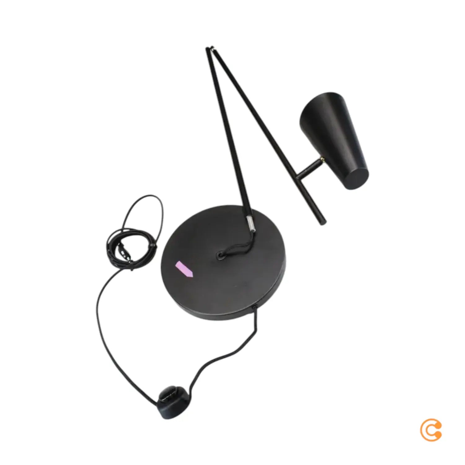 B-Ware Woud Stehleuchte Lampe Cono Schwarz H 140 Cm Wohnzimmerleuchte Siehe Text/Foto
