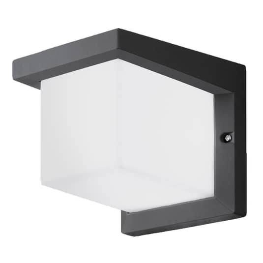 B-Ware Eglo Led Außenwandleuchte Desella Außenlampe Wandlampe Led 10 W Würfelförmig