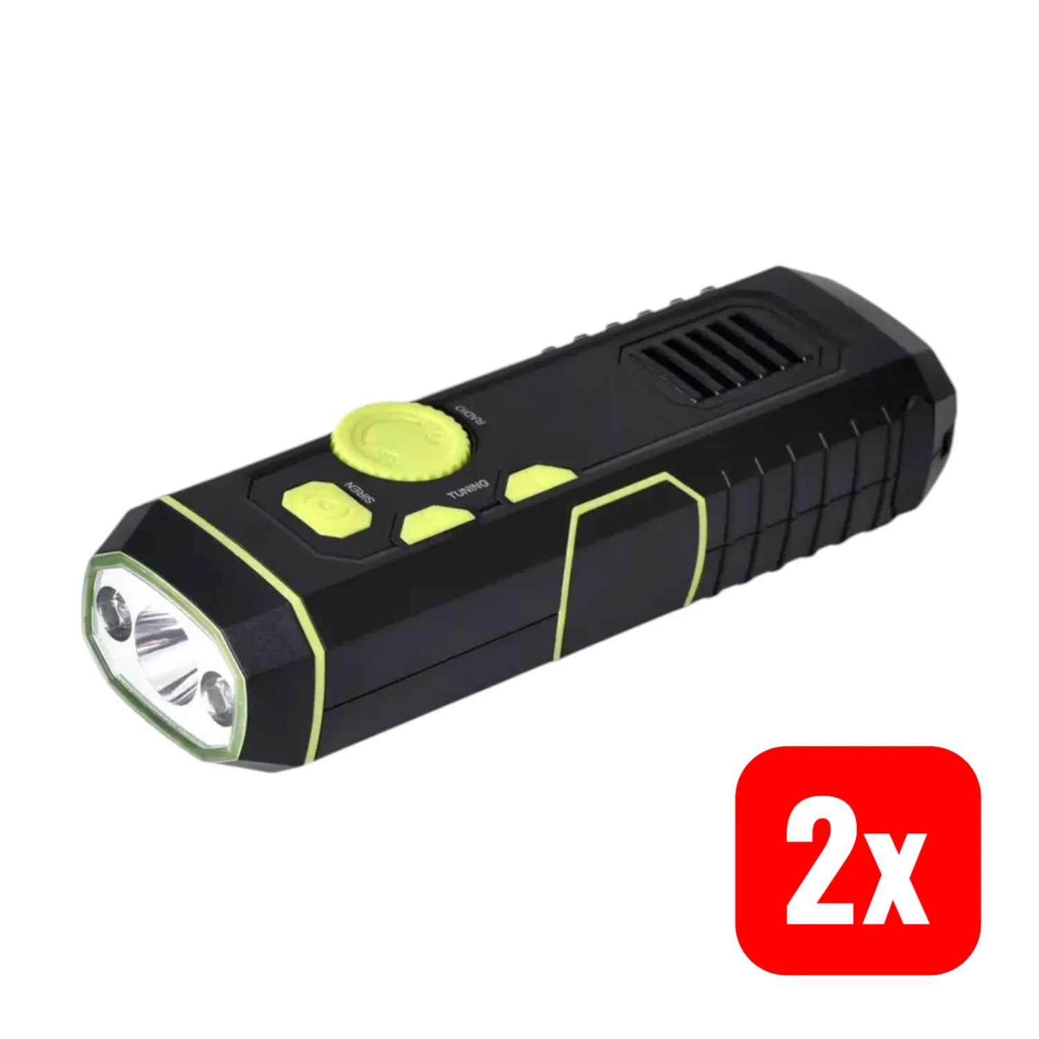 B-Ware X Cell Taschenlampe Radiolight Led Akkubetrieben Dynamobetrieben 10h 30lm 2 Stück