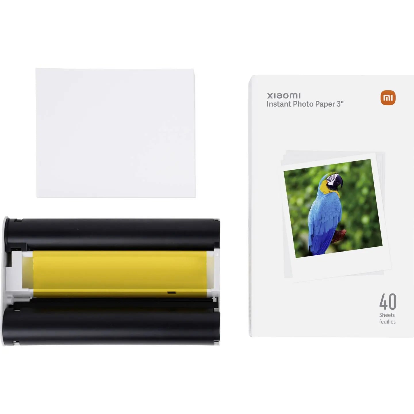 B-Ware Xiaomi Fotopapier Papier Foto Instant 3 Zoll Selbstklebend Drucker Set 40 Blatt