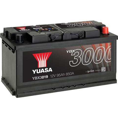 B-Ware Yuasa Smf Ybx3019 Autobatterie Starter Batterie Bleiakku Nassbatterie 12 V 95 Ah