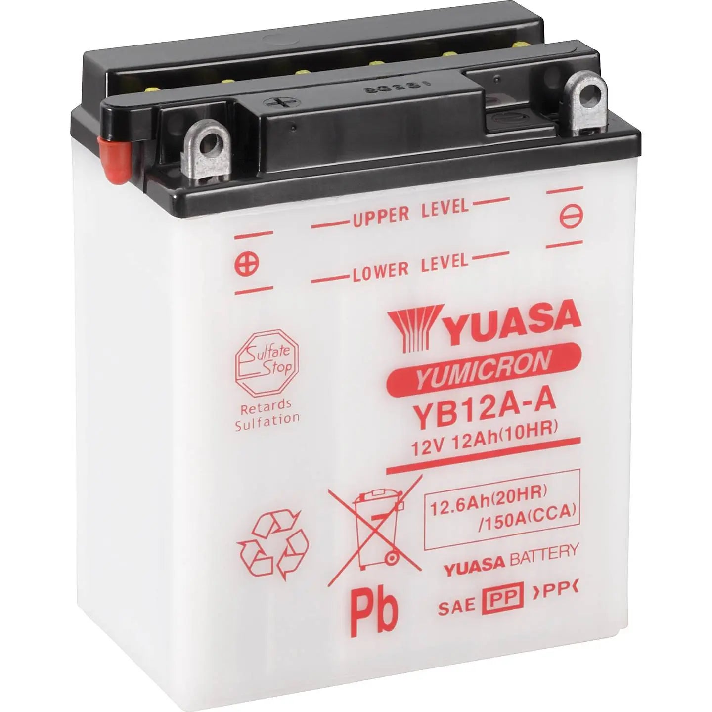 B-Ware Yuasa Yb12 A A Motorradbatterie 12 V 12 Ah Für Motorräder Motorroller Siehe Text