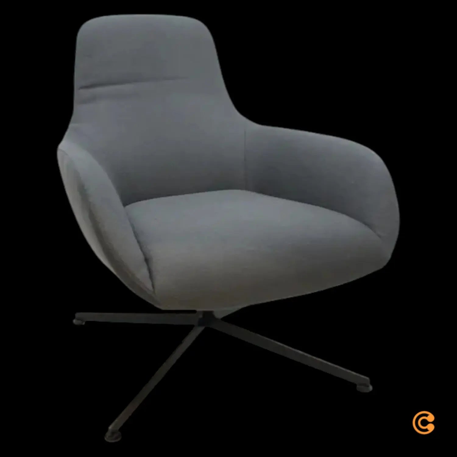 B-Ware Zanotta Kent 895 Drehbarer Sessel Relaxsessel Fernsehsessel Drehsessel Sessel