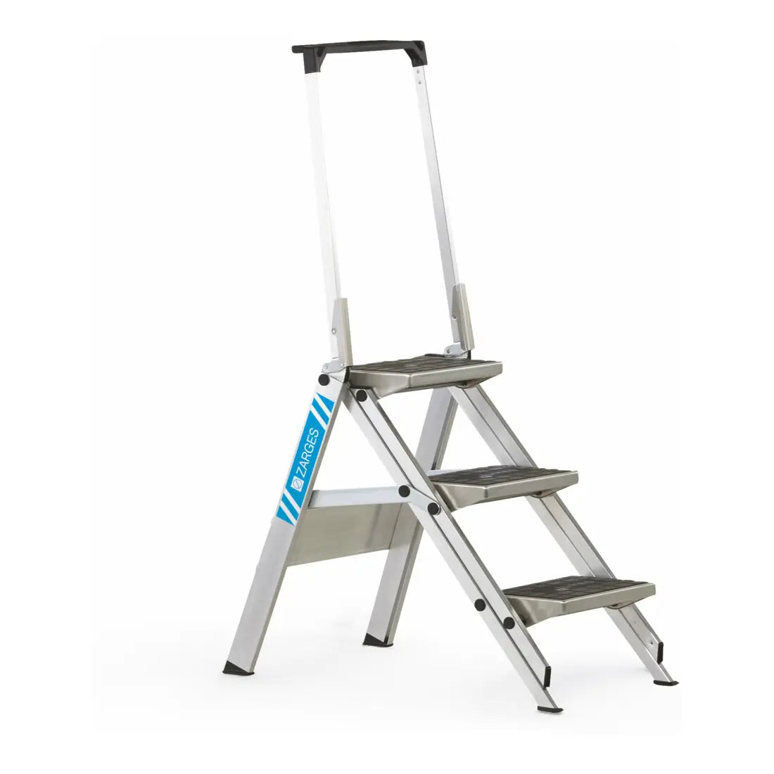 B-Ware Zarges Stehleiter Tritt Plazamax P Lm Sicherheitstreppe 3 Stufen Plattform 0,7 M