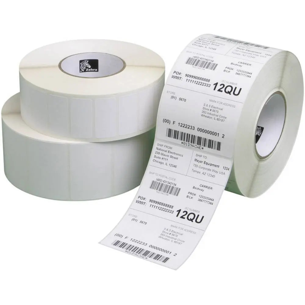B-Ware Zebra Etiketten Rolle Thermodirekt Permanent Haftend 102x152mm 5700 Stück