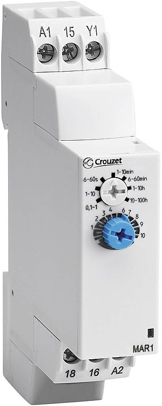B-Ware Crouzet Mar1 Zeitrelais Multifunktional 1 St. Zeitbereich 1 S 100 H 1 Wechsle